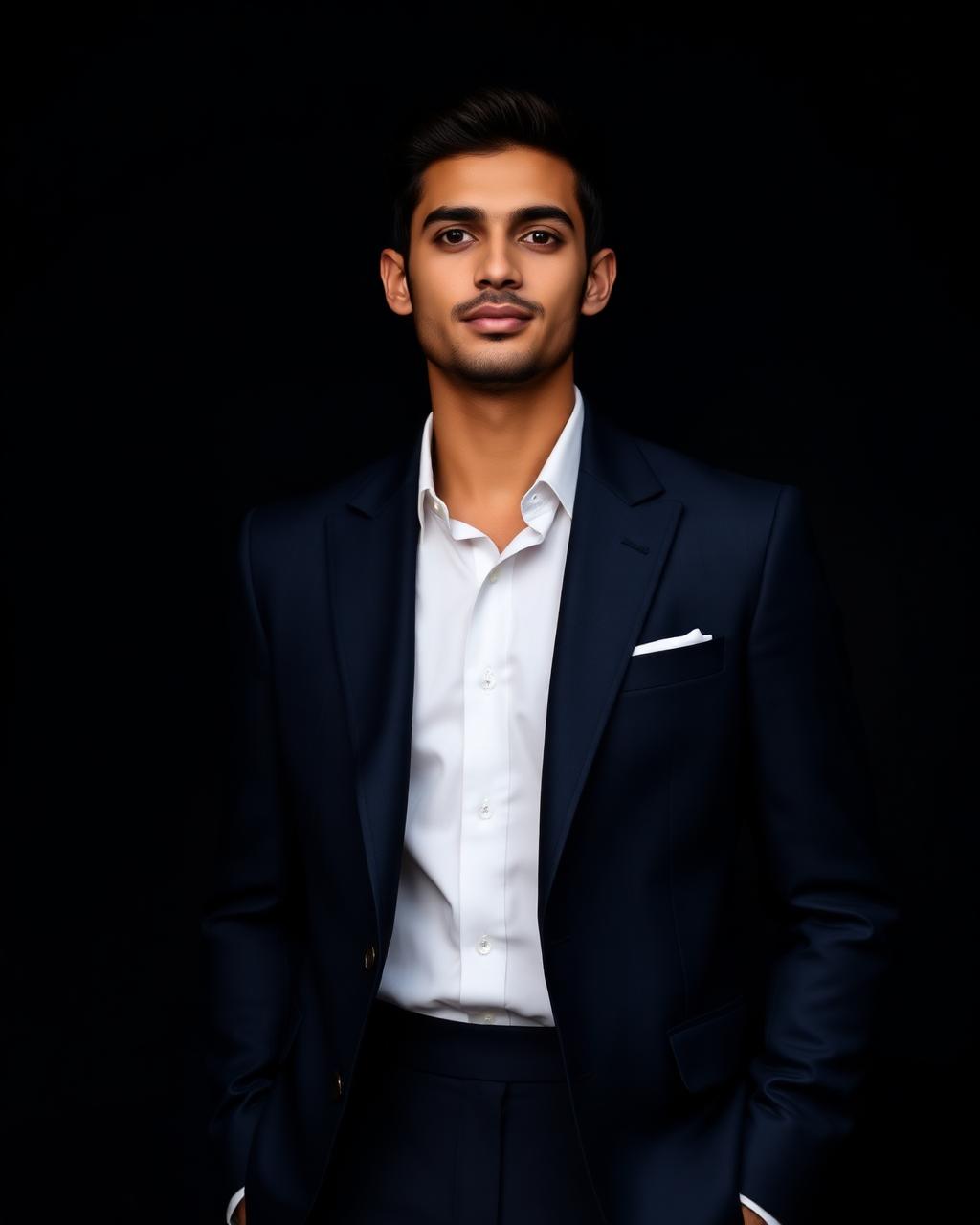 Navy blazer from the Formally India collection